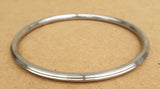 Stainless Steel Kara Sikh Bangle Singh Kaur Lines Kada Punjabi Bracelet Y13R New