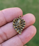 Ganesh pendant hindu power silver gold plated evil eye protection shield k52 new