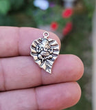 Ganesh pendant hindu power silver gold plated evil eye protection shield k52 new