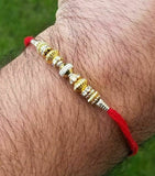 Hindu red thread evil eye protection stunning bracelet luck talisman amulet fg12