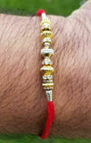 Hindu red thread evil eye protection stunning bracelet luck talisman amulet fg12