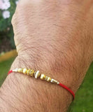 Hindu red thread evil eye protection stunning bracelet luck talisman amulet fg11