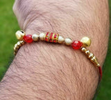 Hindu red thread evil eye protection stunning bracelet luck talisman amulet fg13