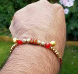 Hindu red thread evil eye protection stunning bracelet luck talisman amulet fg13