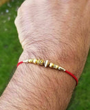 Hindu red thread evil eye protection stunning bracelet luck talisman amulet fg11
