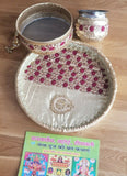 Hindu fast worship karva chauth vrat thali set special pooja karwa vrata katha d