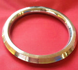 Shiny stainless steel seven lines sikh singh kaur khalsa kara sikh bracelet j12