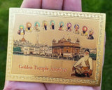 Sikh ten guru baba deep singh golden temple fridge magnet souvenir collectible r