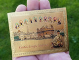 Sikh ten guru baba deep singh golden temple fridge magnet souvenir collectible r