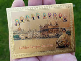 Sikh ten guru baba deep singh golden temple fridge magnet souvenir collectible r