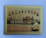 Sikh ten guru baba deep singh golden temple fridge magnet souvenir collectible r