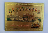 Sikh ten guru baba deep singh golden temple fridge magnet souvenir collectible r