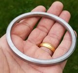 Sarbloh Kara pure iron sikh kaur flat kada singh khalsatraditional 5ks bangle v1