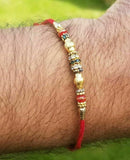 Hindu red thread evil eye protection stunning bracelet luck talisman amulet fg5