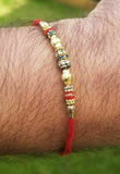 Hindu red thread evil eye protection stunning bracelet luck talisman amulet fg5