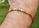 Hindu red thread evil eye protection stunning bracelet luck talisman amulet fg5