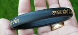 Sikh kara black sarbloh nanak niva jo challe words bangle singh kaur kada bb13