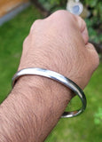 Sarbloh Kara Sikh Kada Kakaar Iron Smooth Karha Singh Warrior Loha Bangle EE17R