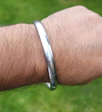 Sarbloh Kara Sikh Kada Kakaar Iron Smooth Karha Singh Warrior Loha Bangle EE17R