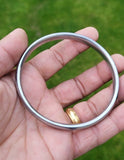 Sarbloh Kara Sikh Kada Kakaar Iron Smooth Karha Singh Warrior Loha Bangle EE17R