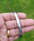 Sarbloh Kara Sikh Kada Kakaar Iron Smooth Karha Singh Warrior Loha Bangle EE17R