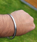 Sarbloh Kara Sikh Kada Kakaar Iron Smooth Karha Singh Kids Size Loha Bangle EE18R