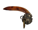 Sikh Soor Dand Authentic Antique Pendant Old Evil Eye Nazar Shield Dant Mastaney