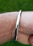 Stainless steel smooth punjabi sikh singh kaur khalsa kara kada bracelet gift q8