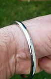 Stainless steel smooth punjabi sikh singh kaur khalsa kara kada bracelet gift q8