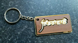 Punjabi word surname bhindranwale panjabi alphabets name key ring key chain gift