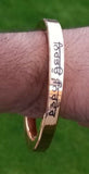 Nirbhau nirvair kara bangle singh kaur khalsa kada sikh copper hindu kada i11