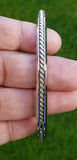 Sikh kara stainless steel twisted brassedge flat kada singh kaur karra bangle w2