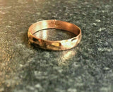 Evil Eye Protection Amulet Pure Copper Punjabi Hindu Sikh Ring Cut Design Challa