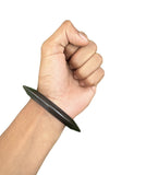 Sarbloh Kara Black Bangle Pure Iron Sikh Dori Kada Heavy Singh Kaur Khalsa OF2R