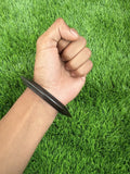 Sarbloh Kara Black Bangle Pure Iron Sikh Dori Kada Heavy Singh Kaur Khalsa OF2R