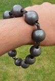 Sikh Solid Sarbloh Beads Bracelet Meditation Manka Praying Hindu Singh Simrana Y14R Simarna Simran Loha Kara Kada Heavy Chunky Unisex