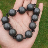 Sikh Solid Sarbloh Beads Bracelet Meditation Manka Praying Hindu Singh Simrana Y14R Simarna Simran Loha Kara Kada Heavy Chunky Unisex