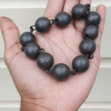 Sikh Solid Sarbloh Beads Bracelet Meditation Manka Praying Hindu Singh Simrana Y14R Simarna Simran Loha Kara Kada Heavy Chunky Unisex