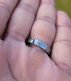 Beautiful protection amulet pure iron sarbloh punjabi hindu sikh ring adjustable