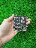 Sikh Wood Engarved Fridge door magnet Souvenir Protection Shabad Shield Blessing