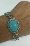 Stunning Steel SALMAN KHAN STYLE Movie Tubelight Bajrangi Green Stone Bracelet R