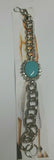 Stunning Steel SALMAN KHAN STYLE Movie Tubelight Bajrangi Green Stone Bracelet R