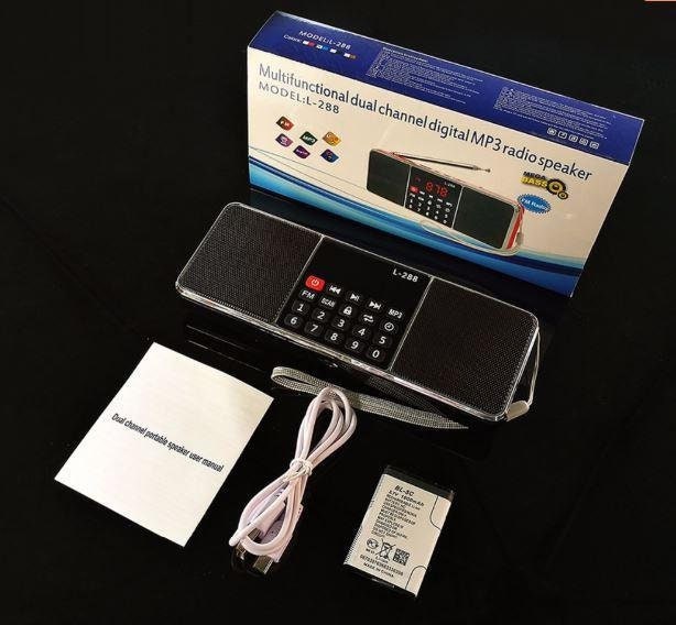 Sikh Gurbani Radio MP3 Player - 1300 Tracks, Japji, Nitnem, FM Radio, 16GB, Blue