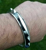 Sarbloh Iron Teeth Design Heavy Sikh Singh Kaur Khalsa Taksali Kara Bangle G10
