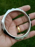 Sarbloh Iron Teeth Design Heavy Sikh Singh Kaur Khalsa Taksali Kara Bangle G10