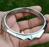 Sarbloh Iron Teeth Design Heavy Sikh Singh Kaur Khalsa Taksali Kara Bangle G10