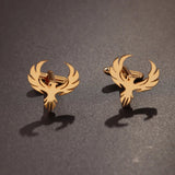 1Pair  Stainless Steel Cufflinks Men  Cuff ButtonLion Eagle Cross Sikh Symbol  For Wedding Shirt Badge Pin Business Shirt Cuffli