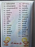 Shiri Durga Chalisa Evil Eye Protection Hindu book 32 Names Mala in Hindi Aarti