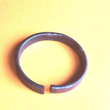 Black Horse Shoe Shani Protection Ring Nazar Shield Iron Challa Adjustable Size Saturn Planet benefits Shani Dosh Pooja Good Luck Amulet