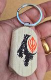 Sant Jarnail Singh Ji Bhindranwale Words Key Ring Punjabi Panjab Keychain P3 New